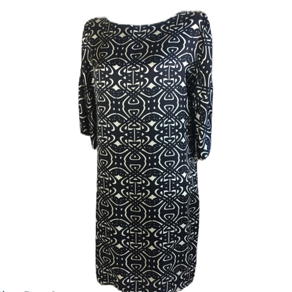 Laundry by Design Dresses & Skirts - Laundry by Design Black and Cream Silk Dress - NWT